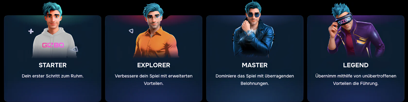 gizbo casino vip status